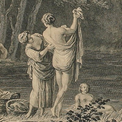 Les quatre heures du jour. Le Soir - Aliamet d’après Vernet