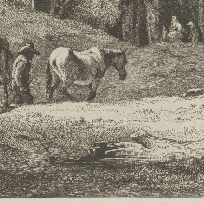 Entrée de forêt en Brie - Jean-Jacques de Boissieu