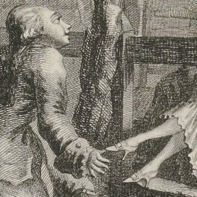 Le joli pied (Rétif, Les Contemporaines, vol. 5, 1780) - Binet