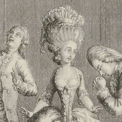 Cinquième crise : le choix (Rétif, Les Contemporaines, vol. 6, 1780) - Binet