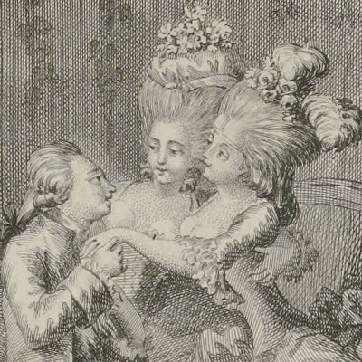 La mère qui fait un amant pour sa fille (Rétif, Les Contemporaines, vol. 7, 1780) - Binet