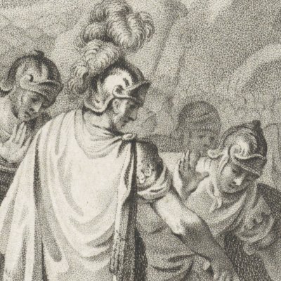 Réformes de Paul Émile : il trouve de l'eau (M. Stuart, Romeinsche geschiedenissen, Utrecht, 1793) - Portman d'après Buys