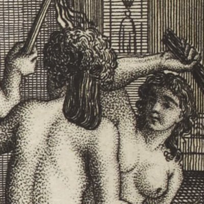 Noirceuil flagelle Fontange et est flagellé (Juliette, VI, fig. 60)
