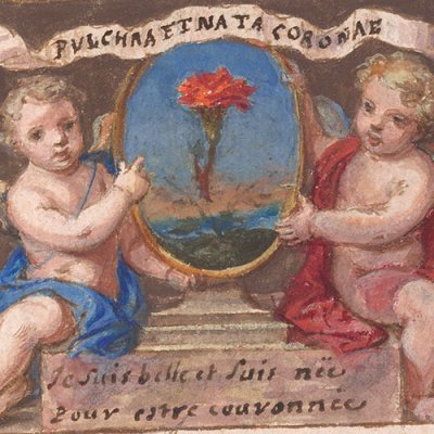 Dédicace à Mademoiselle (Perrault, Ms de 1695)