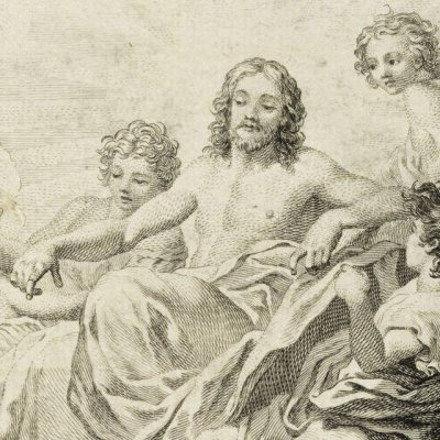 Dieu signifie à Adam sa punition (Milton, Paradis perdu, livre X) - Hayman