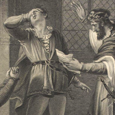 Scène de Richard II - James Stow d'après William Hamilton