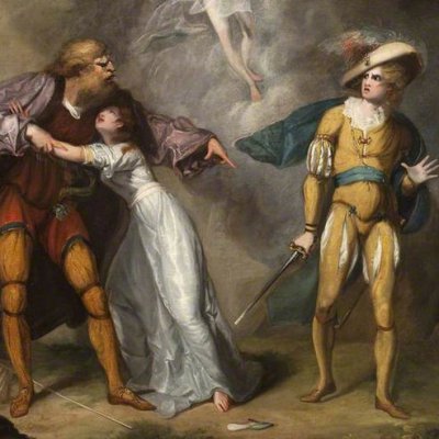 Sène de La Tempête de Shakespeare - William Hamilton