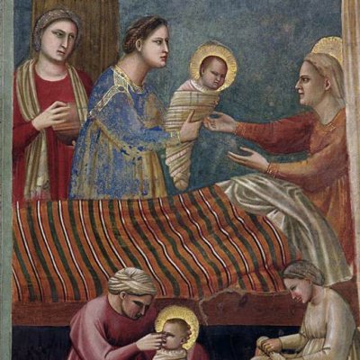 Naissance de la Vierge (chapelle Scrovegni) - Giotto