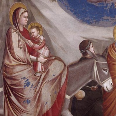 La fuite en Égypte (chapelle Scrovegni) - Giotto