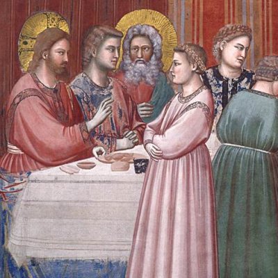 Les noces de Cana (chapelle Scrovegni) - Giotto