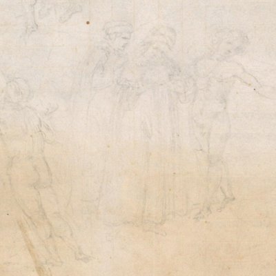 Vallée des princes défaillants. Tentation par le serpent (Dante, Purgatoire, ch8) - Botticelli