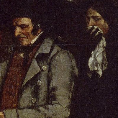 Un enterrement à Ornans - Courbet