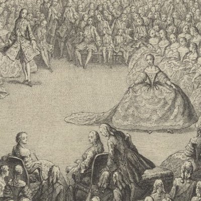 Décoration du bal paré donné par le Roy le 24 février 1745 - Cochin