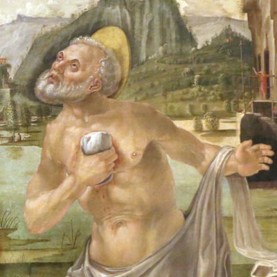 Le Christ entre saint Augustin et saint Jérôme - Parentino
