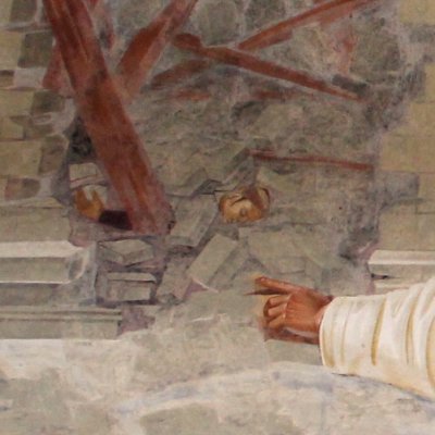 Dieu punit Fiorenzo (Monte Oliveto, Vie de saint Benoît) - Signorelli