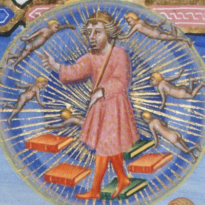 Discours et actions de Justinien (Divine Comédie, Yates Thompson 36) - Giovanni di Paolo