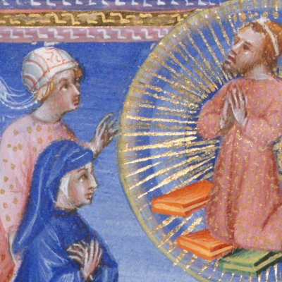 Réponse de Béatrice sur la Faute et la Rédemption (Divine Comédie, Yates Thompson 36) - Giovanni di Paolo