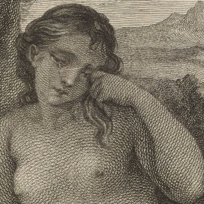 Adam et Ève après leur péché - Flipart d'après Natoire