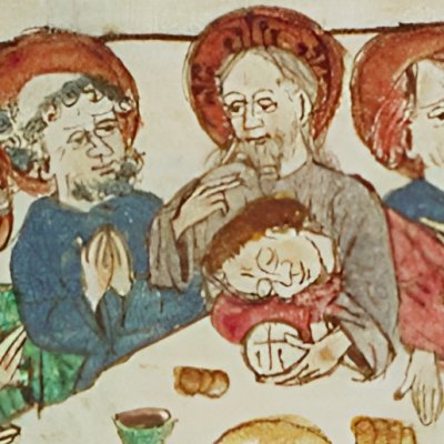La dernière Cène (Speculum humanæ salvationis 10B34)