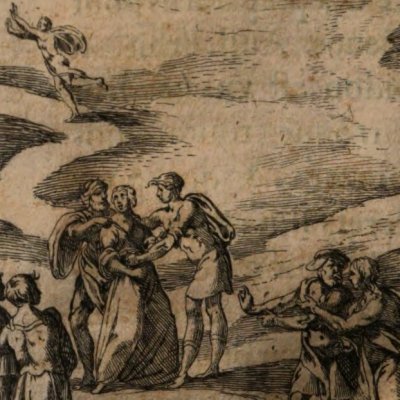 Livre 6. Clitophon s'enfuit déguisé en femme (Clitophon et Leucippe, 1635) - Rabel