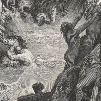 Le déluge (La Sainte Bible, Mame, 1866) - G. Doré