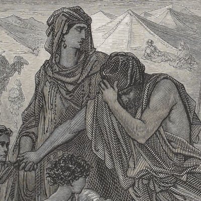 Cham maudit par Noé (La Sainte Bible, Mame, 1866) - G. Doré