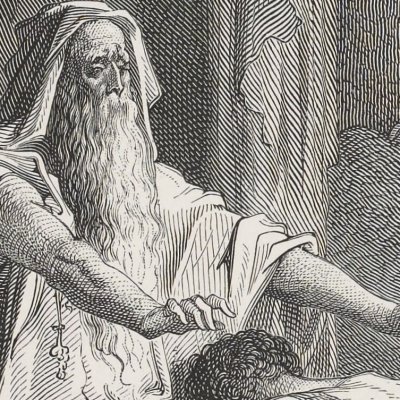 Isaac bénit Jacob (La Sainte Bible, Mame, 1866) - G. Doré