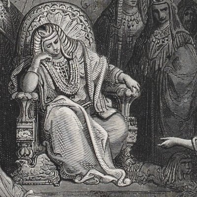 Joseph explique les songes de Pharaon (La Sainte Bible, Mame, 1866) - G. Doré