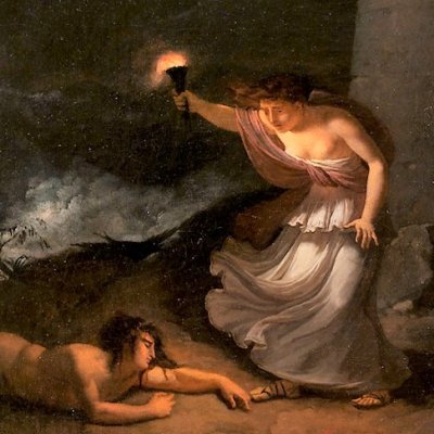 Héro découvrant le corps de Léandre - Fulchran-Jean Harriet