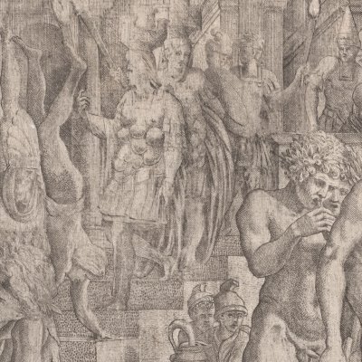 La mascarade de Persépolis - Chartier d'après Primatice
