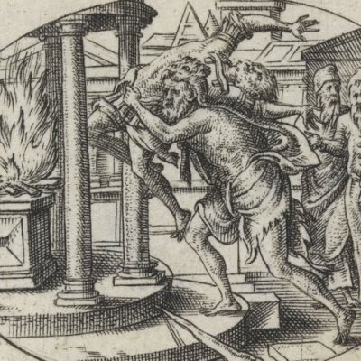 Hercule sacrifiant Busiris - Etienne Delaune