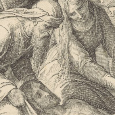 La mise au tombeau - Julius Schnorr von Carolsfeld