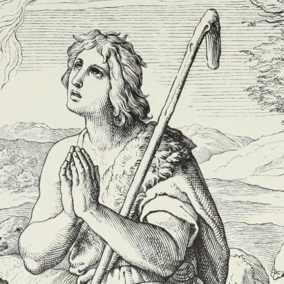 Les sacrifices de Caïn et d'Abel (Die Bible in Bildern, 1860) - Julius Schnorr von Carolsfeld