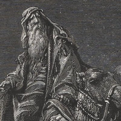 Jacob se rend en Égypte (La Sainte Bible, Mame, 1866) - G. Doré