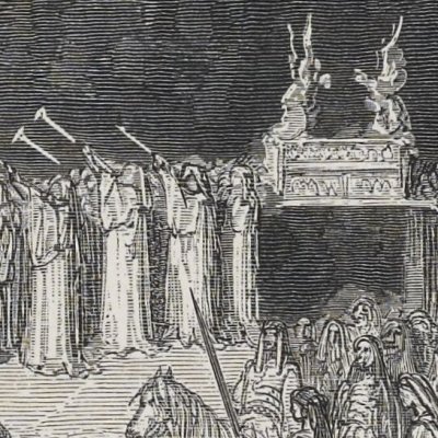 Les murs de Jéricho renversés (La Sainte Bible, Mame, 1866) - G. Doré