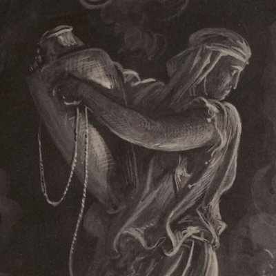 Fuite de Loth (La Sainte Bible, dessins photographiés, 1868) - G. Doré