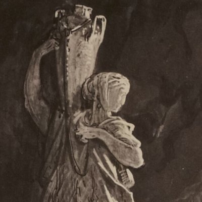 Fuite de Loth, autre version (La Sainte Bible, dessins photographiés, 1868) - G. Doré