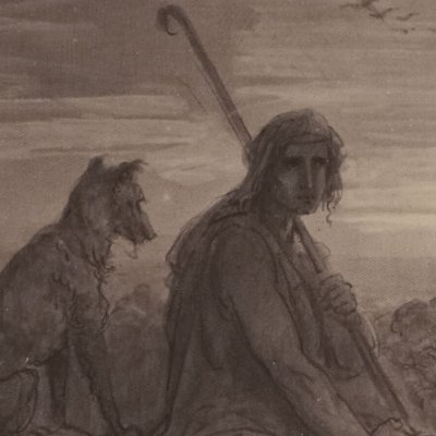 Jacob chez Laban, autre version (La Sainte Bible, dessins photographiés, 1868) - G. Doré
