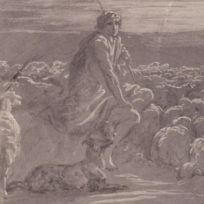 Jacob chez Laban (La Sainte Bible, dessins photographiés, 1868) - G. Doré