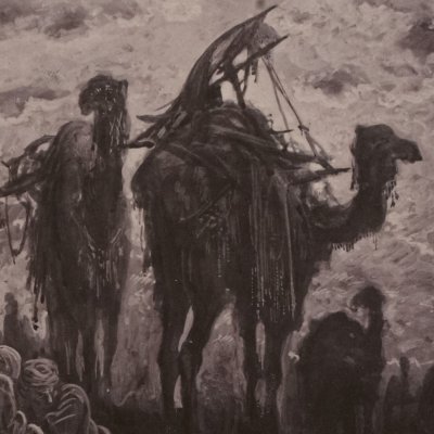 Prière de Jacob (La Sainte Bible, dessins photographiés, 1868) - G. Doré