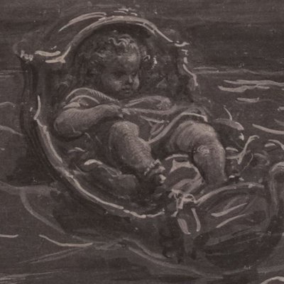 Moïse exposé sur le Nil (La Sainte Bible, dessins photographiés, 1868) - G. Doré