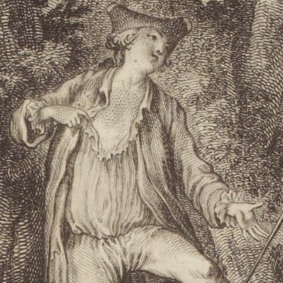 Le frère de Fanni tue Bévil sous les yeux de Velford (Lettre du lord Velford…, 1765) - Eisen