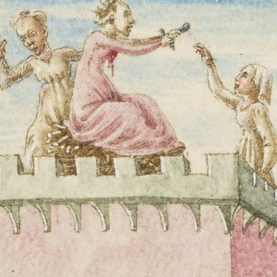 Aeneas' departure and Dido's suicide (Virgil, Aeneid, Book 4, Latin 7939A)