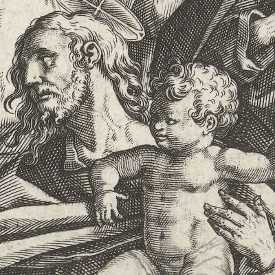 Jésus et les petits enfants - Martin de Vos