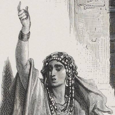 Débora chantant son cantique (La Sainte Bible, Mame, 1866) - G. Doré