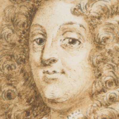 Portrait frontispice de Racine (Dessins pour le théâtre de Racine, 1768) - Gravelot