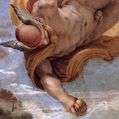 Mercure confie à Pâris la pomme d'or (Galerie Farnèse, série des Amours des dieux) - Annibal Carrache 