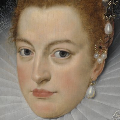 Portrait d'Isabelle d'Autriche, souveraine des Pays-Bas méridionaux  - d'après Frans Pourbus le Jeune