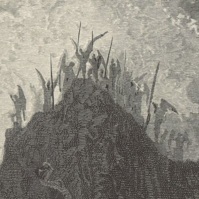 The Angels look over Hell (Milton's Paradise Lost, 1866) - Gustave Doré