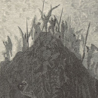 The Angels look over Hell (Milton's Paradise Lost, 1866) - Gustave Doré 